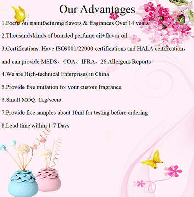 Luxury Scent Reed Diffuser Fragrance Oil Concentrated ISO Grade
